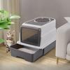 Tieker Rechargeable Uv Sterilizing And Deodorizing Cat Litter Box Closed Cat Toilet Drawer Cat Litter Box With Shovel