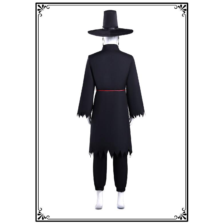 Saja Boy Cosplay Anime Movie Demon Hunter Jinu Group Singing Korea Style Boy Band Idol Outfit Halloween Party Costumes