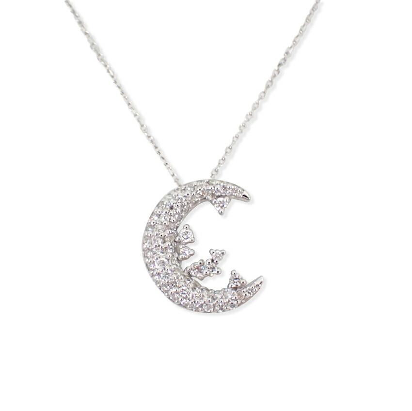 

[Used] K18 Diamond/0.32ct Pendant/Necklace/g524-24