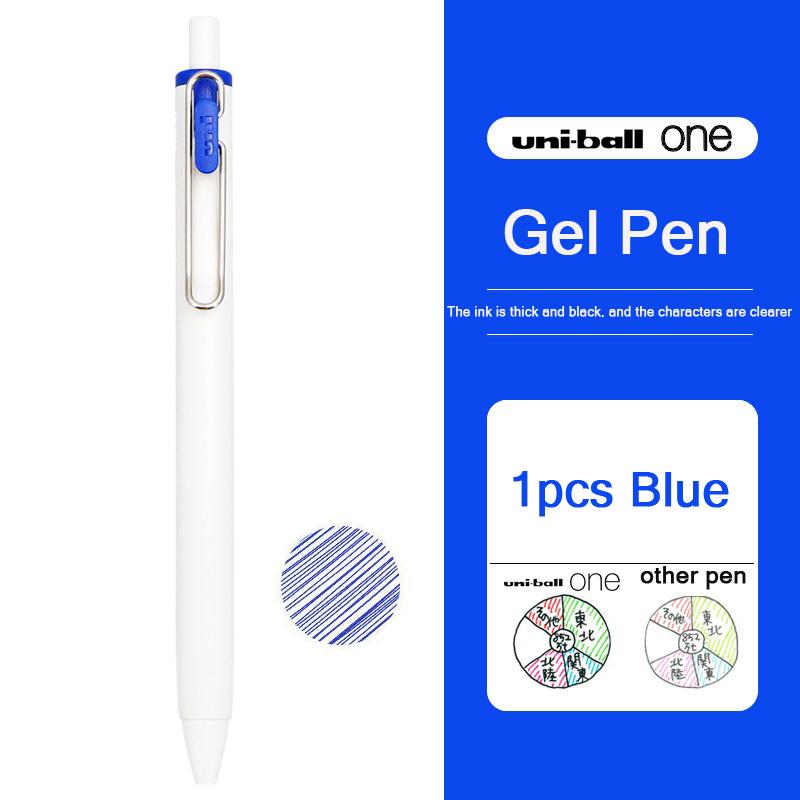 Uni Ball One Gel Pen UMN-S 0.5mm Thick Colorful Ink Handwriting Marking Pens, Japanese Stationery Awards Canetinhas Para Colorir