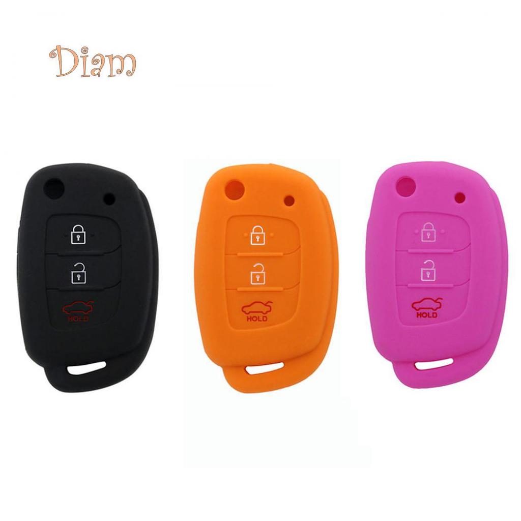 BH 3 Button Silicone Car Remote Flip Key Fob Shell Protect Cover Case for Hyundai Accessories