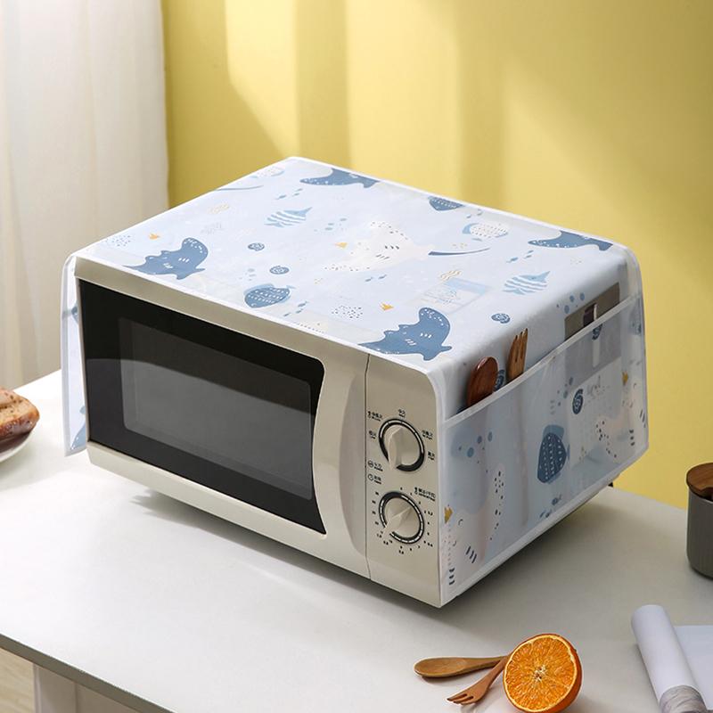 

1 шт. Цветная печать Изолирует масляный дым ПЭВА Прочный Хранение Грязеотталкивающий Водонепроницаемый Многоразовый Защита от микроволновки Кухня 85x35см 85x35