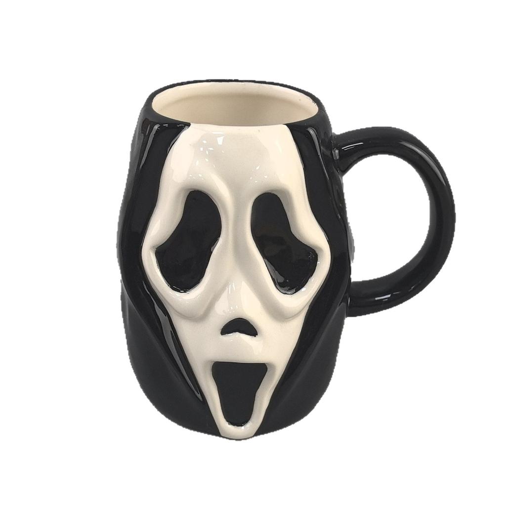 Halloween Horror Masken, Tassen, Partys, Maskenbälle, Streiche, Lustige Gesichter, Kaffeetassen, Masken, Skelette, Geister, Wasserbecher