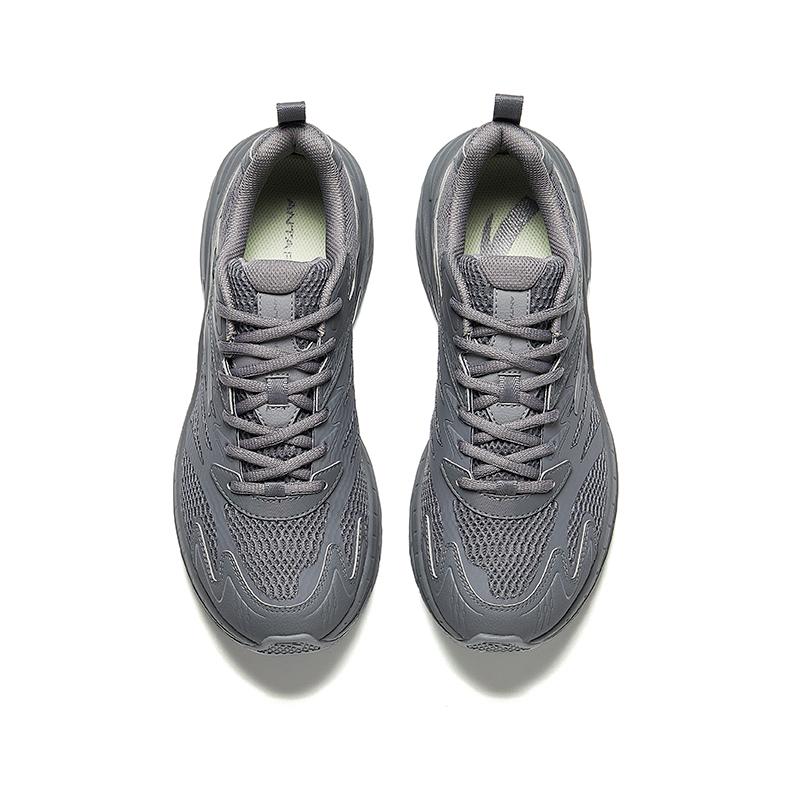 Anta Low-Top Running Shoes Men's Dark Gray Sneakers