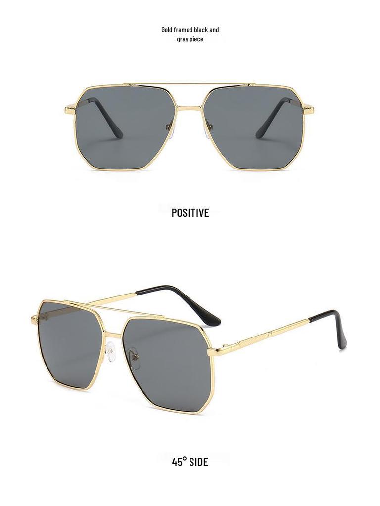 2025 Best-Selling Men's Metal HD Polarized Sunglasses with UV Protection for Travel, Driving, and Fishing
