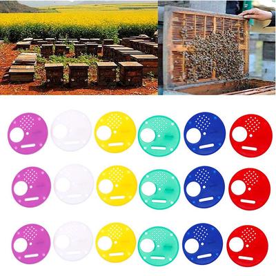 20pc Plastic Bee  Door / Entrance Disc / Bee Hive Nuc Box Entrance Gate Tool