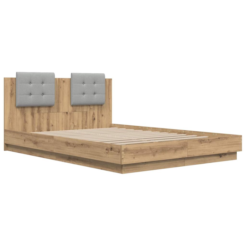Artisan Oak Bed Frame with Headboard 120 x 200 cm
