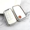 3/5 Bottons Tpu Car Smart Key Case Cover Shell For Volkswagen Vw  Atlas Tiguan Golf 7 Magotan Passat B8 Skoda Kodiaq A7