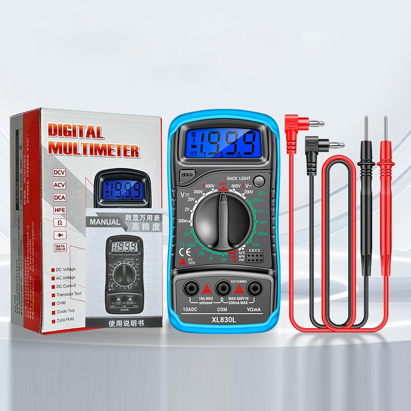 Digital Multimeter High Precision Voltage and Current Meter Intelligent Portable Small Multifunction Handheld Pro Detector Tool