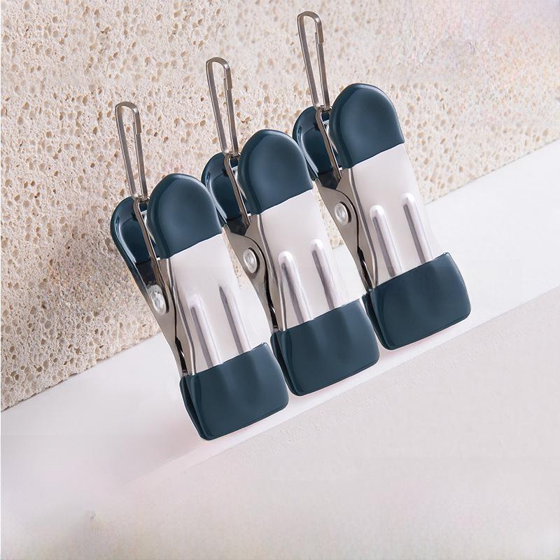 Windproof Stainless Steel Clothespins: Durable Clips for Clothes Drying and Hanging