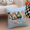 Stylish American Fashion Doll BBratz Cushion Cover Throw Pillow Cover Hidden Button Durable Polyester Chair Cushion
