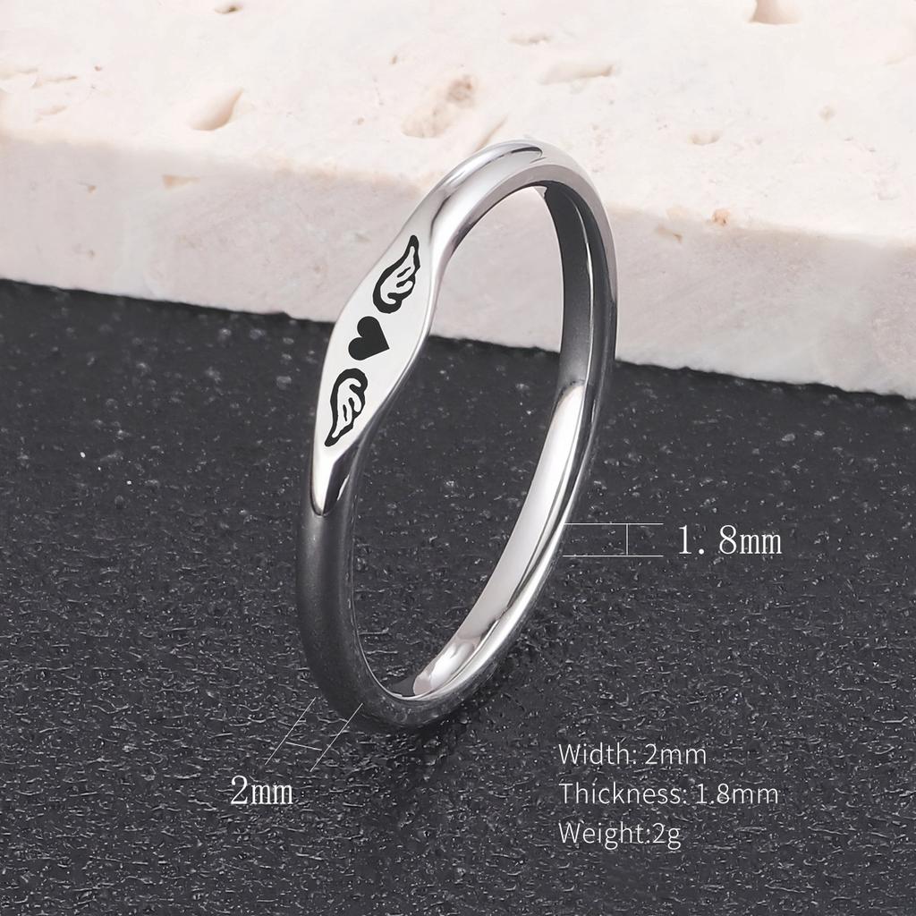 A Little Heart with Wings, A Ring, Misses You. I Will Always Hold You In My Heart, Ring