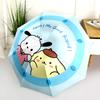 Cute Pochacco  pattern, automatic folding umbrella, portable and foldable design, 8 ribs, a Christmas or birthday gift.