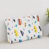 Thailand Natural Latex Children's Pillow - Pure Cotton Cartoon Design, Baby Neck Support, Ideal for Kindergarten Students and Gifts