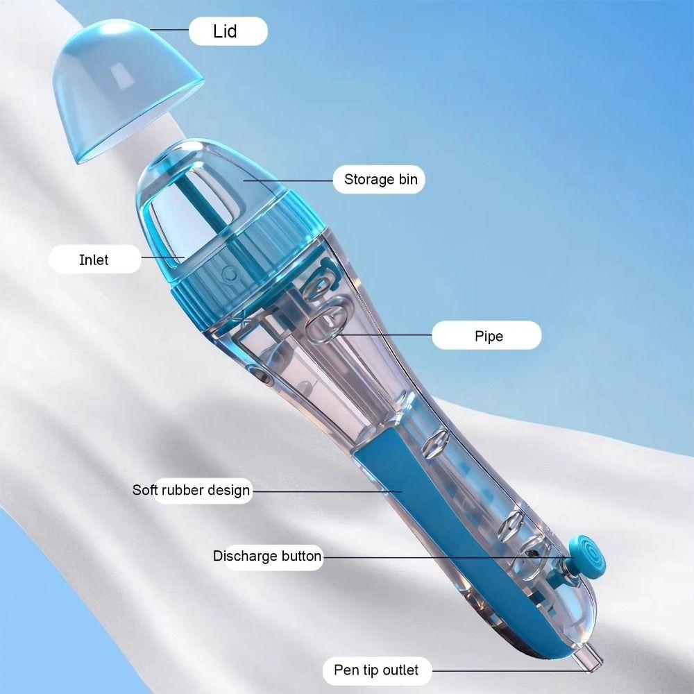 2.6mm Tip Bead Positioning Pen Ergonomic Grip Automatic Press Bead Placement Tool Multipurpose Jam-Free Dispenser for Beads