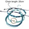 3Pcs Women Summer Beach Sea Wave Strand Bracelet Adjustable Bangle Jewelry Gift