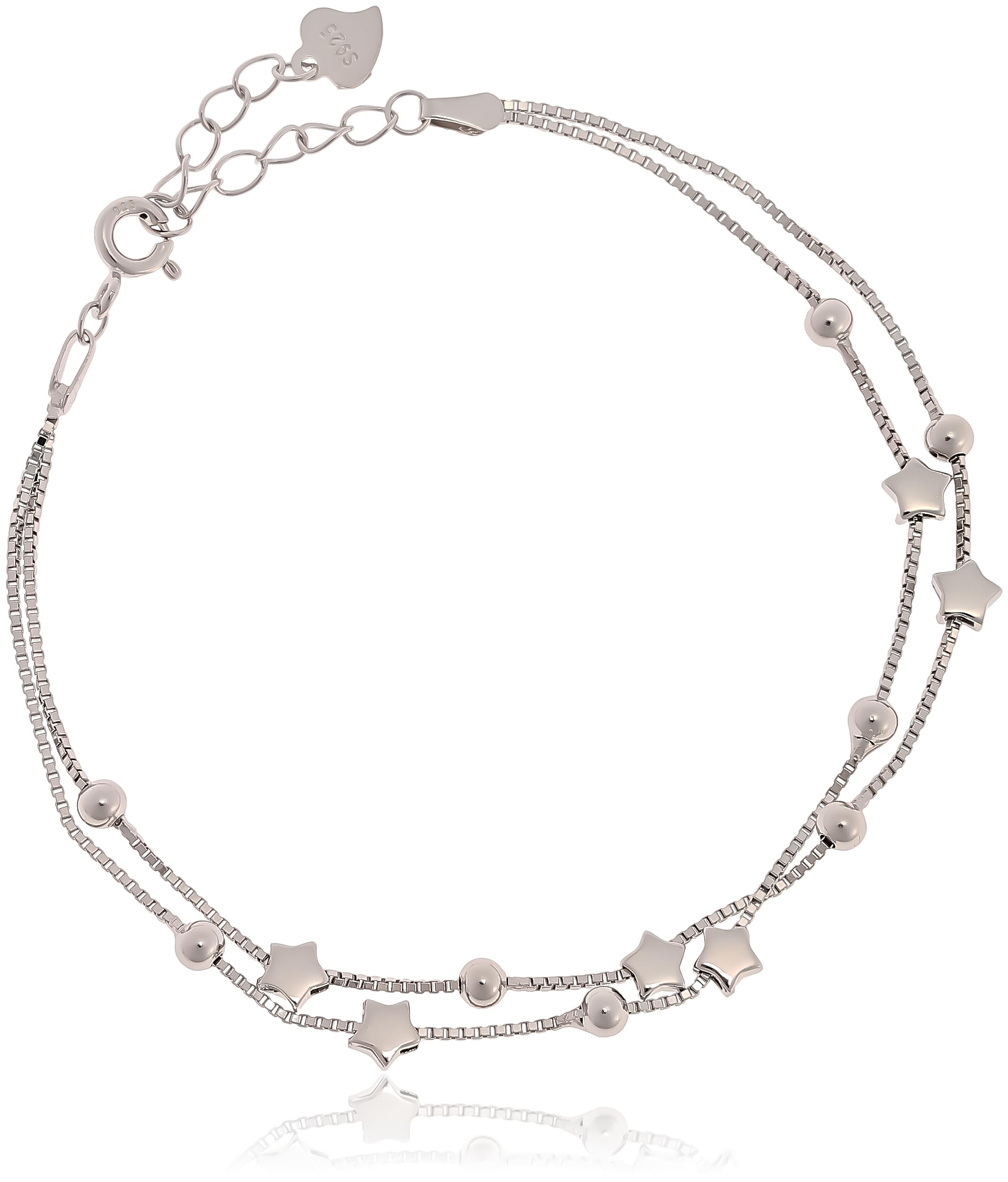 

[Variable Cheap] S925 Silver Bracelet 6B-R-38