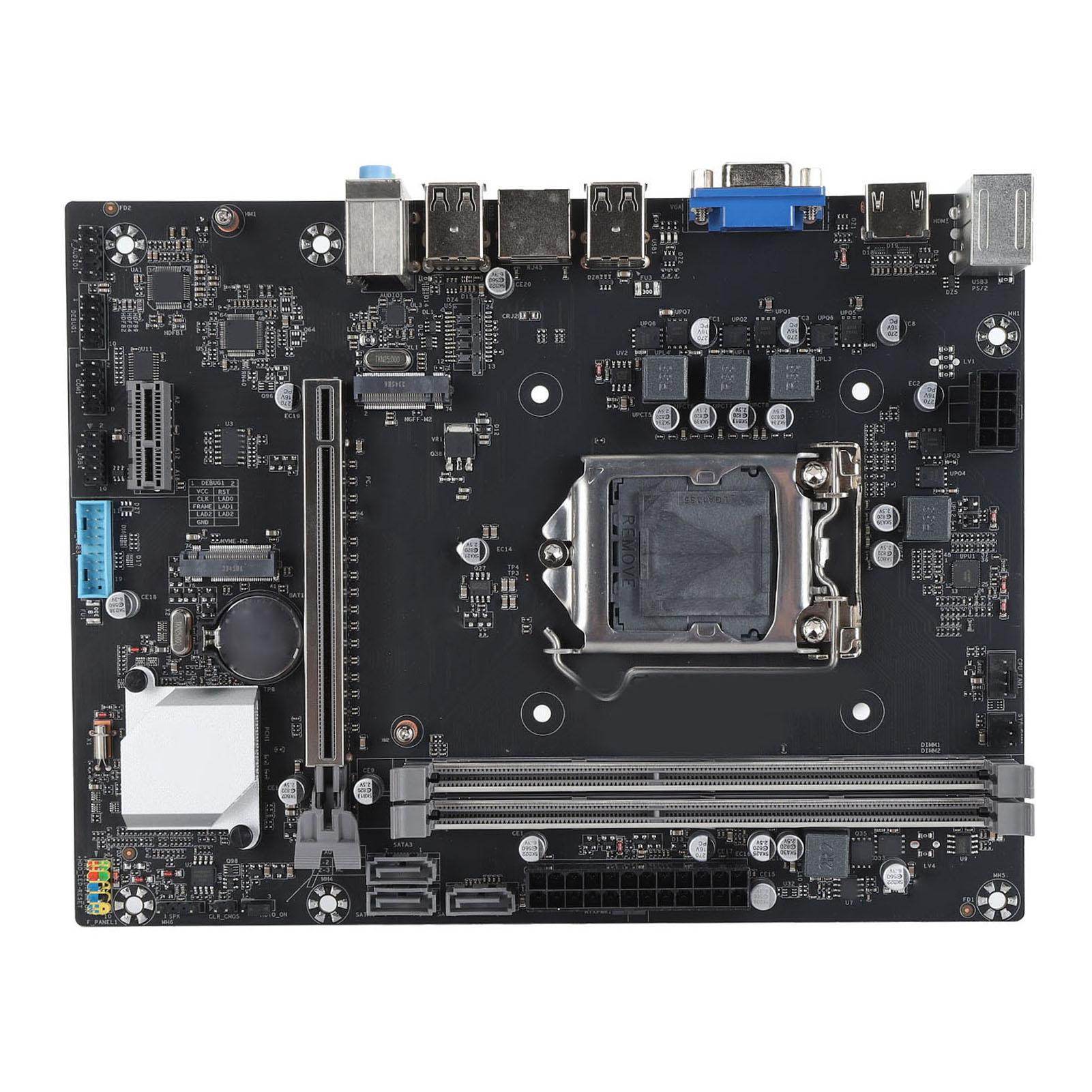 

Материнська плата комп ютера H61M K DDR3 для Intel Socket LGA1155 CPU M.2 NVME Protocol USB 2.0