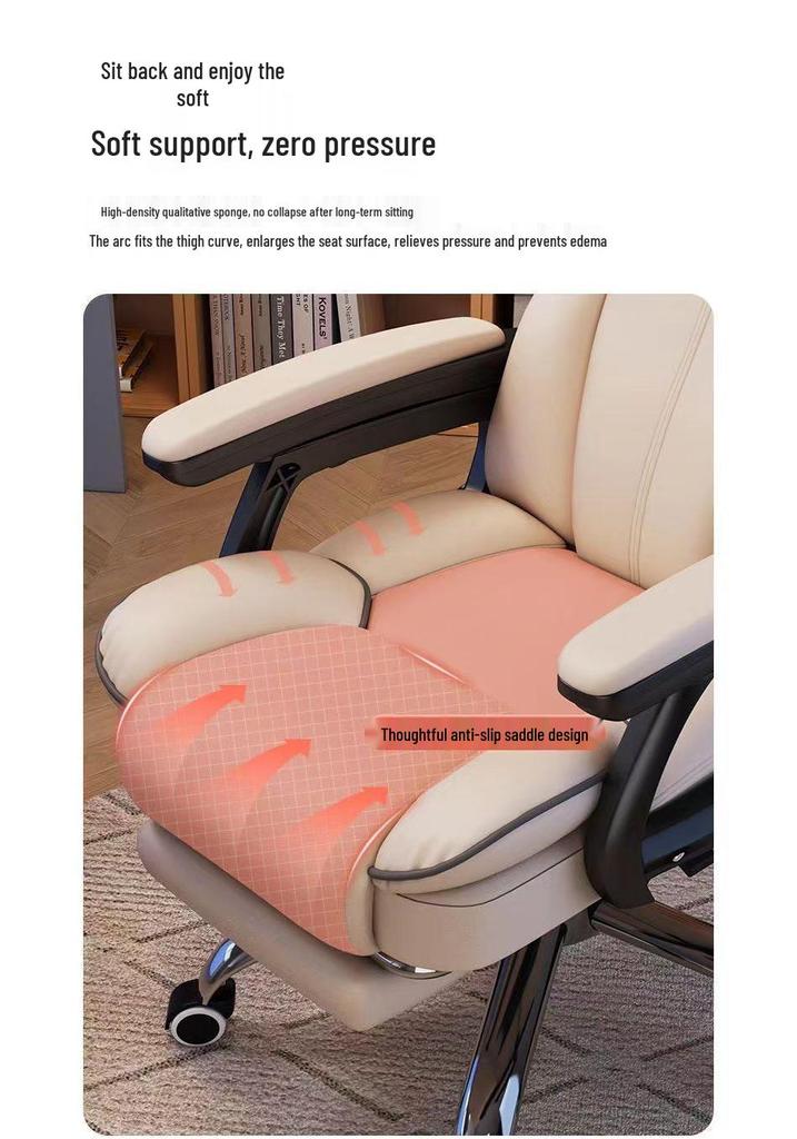 Ergonomic Gaming and Office Chair with Back Support - Ideal for Long Sitting and Live Streaming