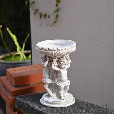 Anděl Květináč Římský Sloup Socha Pevná Ozdoba Ornament Zahradní Květináč Květináč na Balkon