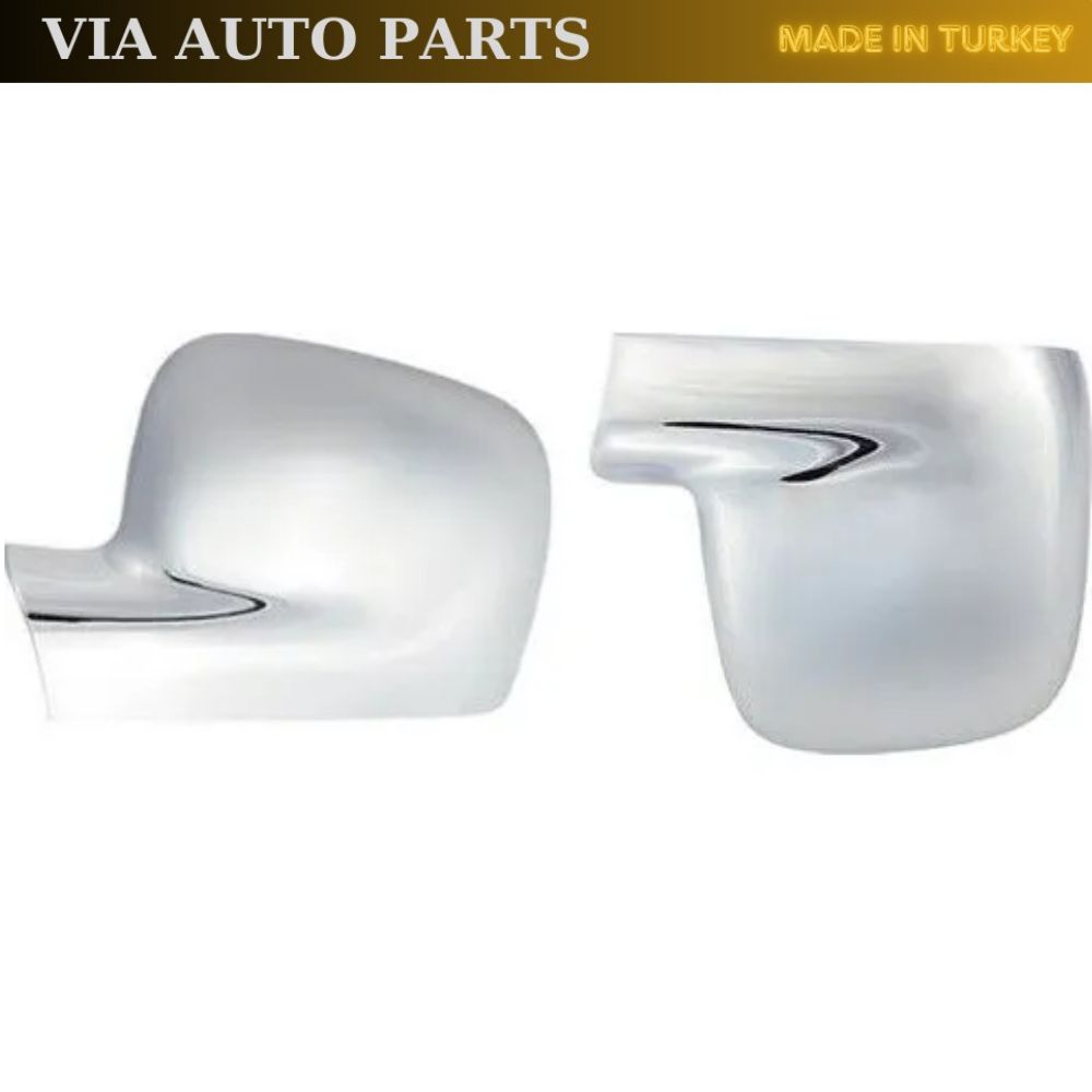 

Chrome Mirror Covers, Set of 2, Left and Right Vw Transporter T5 03-10 Caddy 04-15