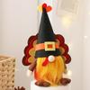 Gnome Doll Decor Cute Handcrafted Faceless Gnome Ornament for Halloween Thanksgiving Party
