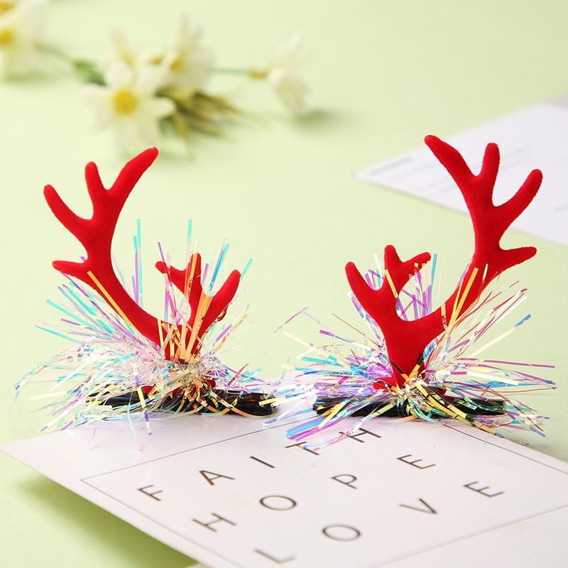 Christmas Reindeer Antler Headband - Festive Hair Accessory for Women & Children