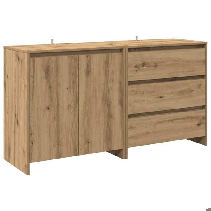 VidaXL Buffet 2 Pcs Artisan Oak Engineered Wood 3329178