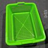 Plastic Kitchen Drain Basket with Handles
