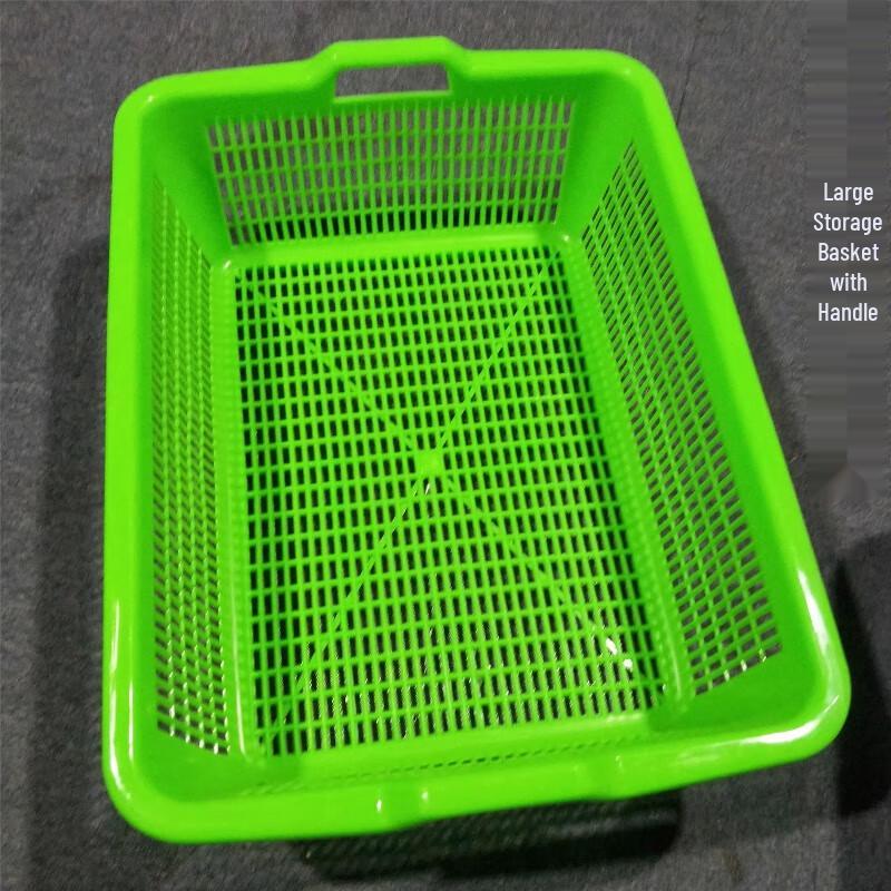 Plastic Kitchen Drain Basket with Handles