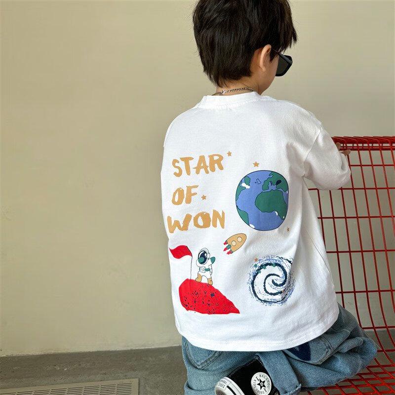 Boys' Cartoon Print Long Sleeve T-Shirt