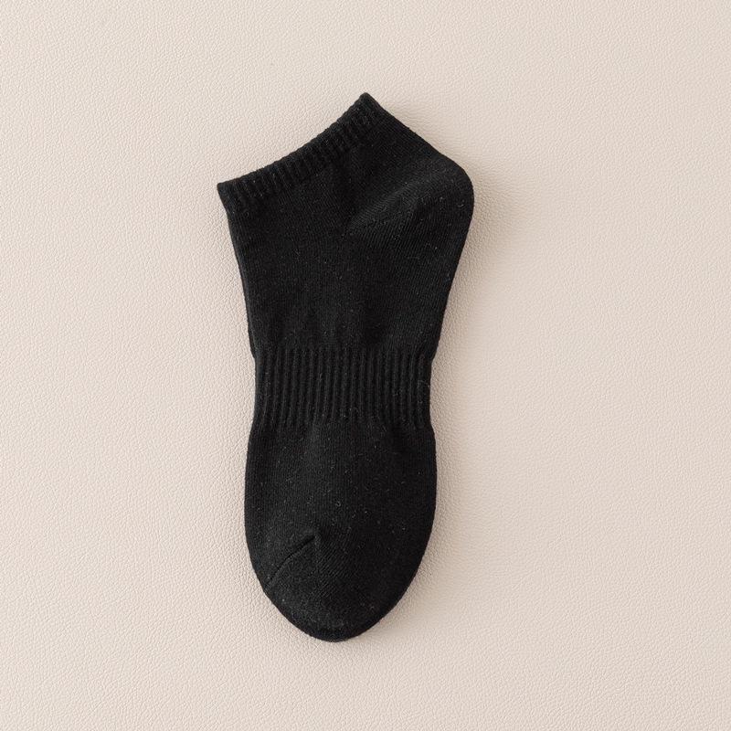 Men's and Women's Breathable Cotton Socks - Summer Short & Mid-Tube, Sweat-Absorbent, Sports & Casual, Small White Socks