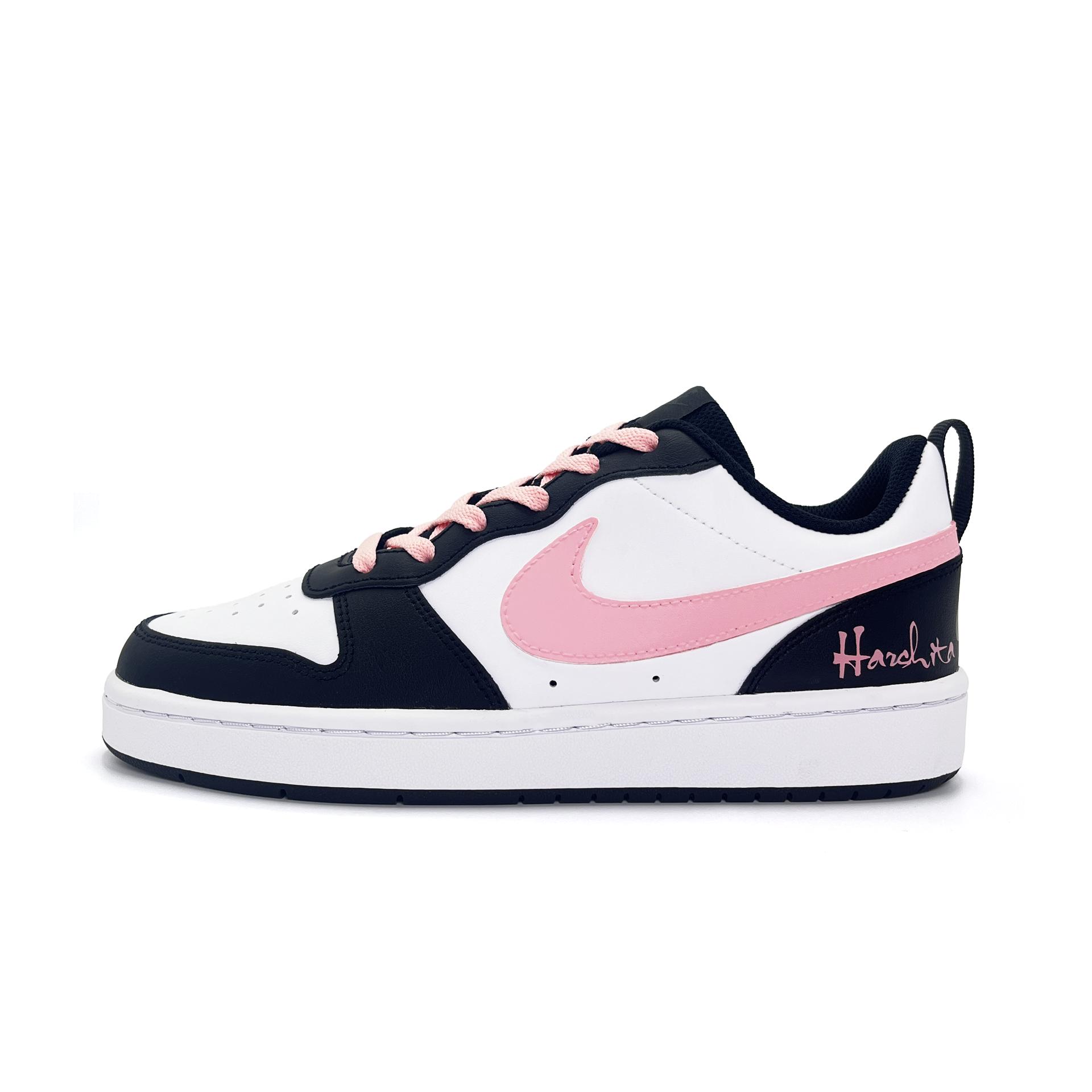 Nike Court Borough 2 Нескользящие Устойчивые к истиранию Нескользящие Устойчивые к истиранию Низкие Кеды для скейтбординга GS BQ5448-115(Команда275-2) 35.5