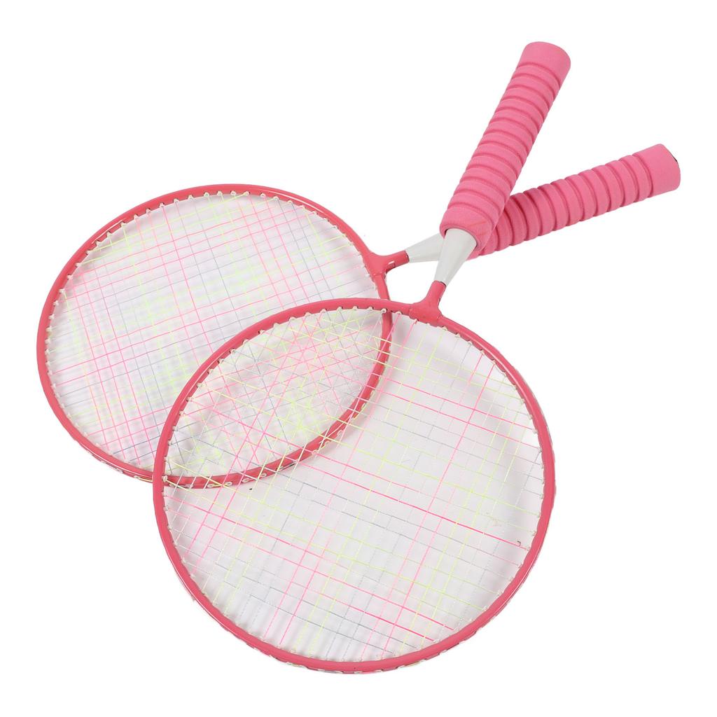 Kinder Badminton Set Leichter Kinder Badmintonschläger mit 3 Federbällen Tragetasche Griffband für 3 bis 12 Jahre