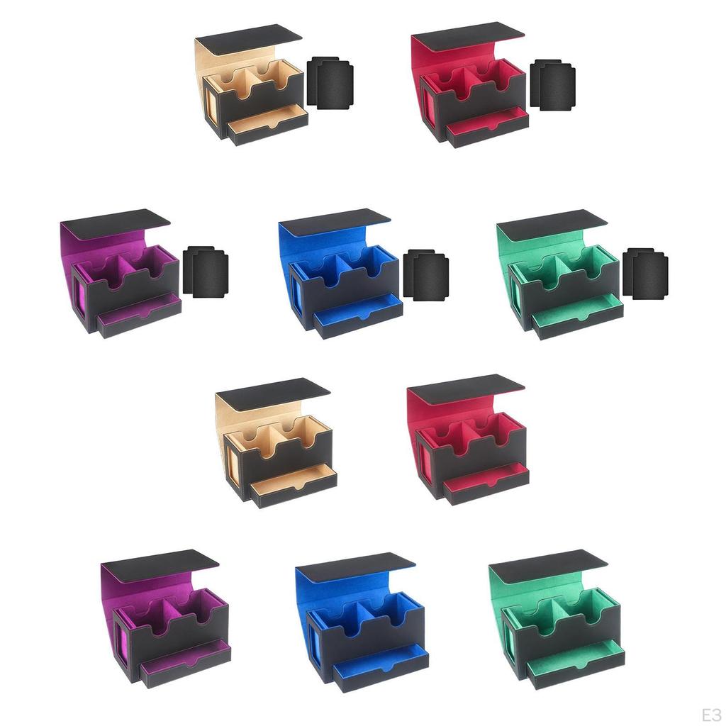 Card Deck Box for Organizing 320+ Cards - Stylish Storage Solution