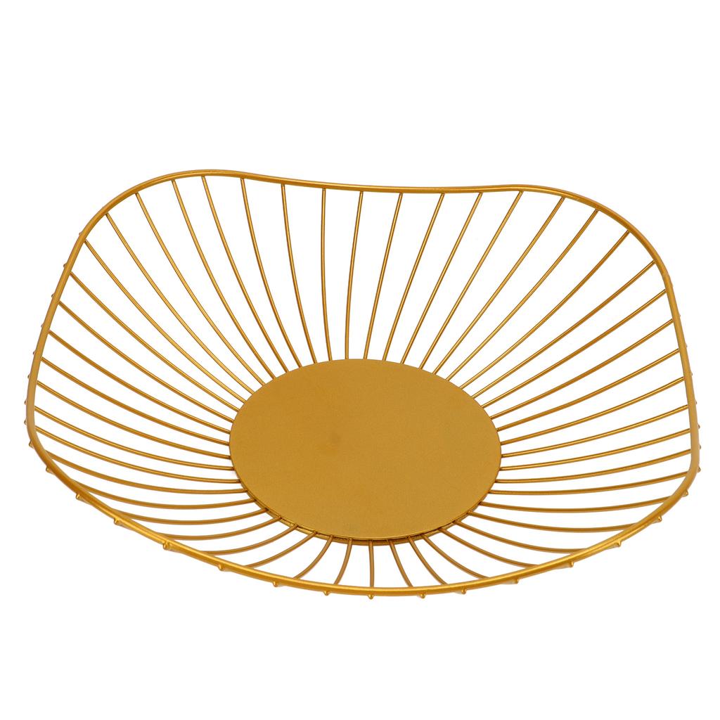 Wire Fruit Bowl Simple Wire Style Strong Durable Metal Large Capacity Metal Fruit Basket for Fruits