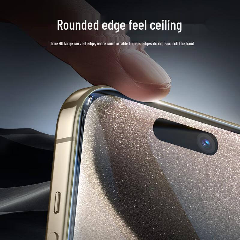 Protector de Pantalla de Vidrio Templado ESR para iPhone 15 Pro Max (2 paquetes)