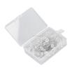 300Pcs Straight Shank Rhinestone Head Pins Clear Crystal Floral Wedding Pins  Boutonniere Making