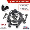 2pcs For Dodge Caliber Jeep Compass Patriot Left+Right ABS Wheel Speed Sensor