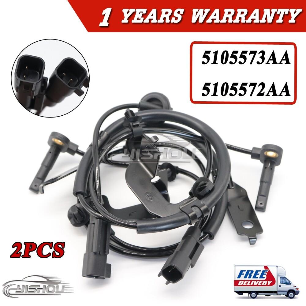 2pcs For Dodge Caliber Jeep Compass Patriot Left+Right ABS Wheel Speed Sensor
