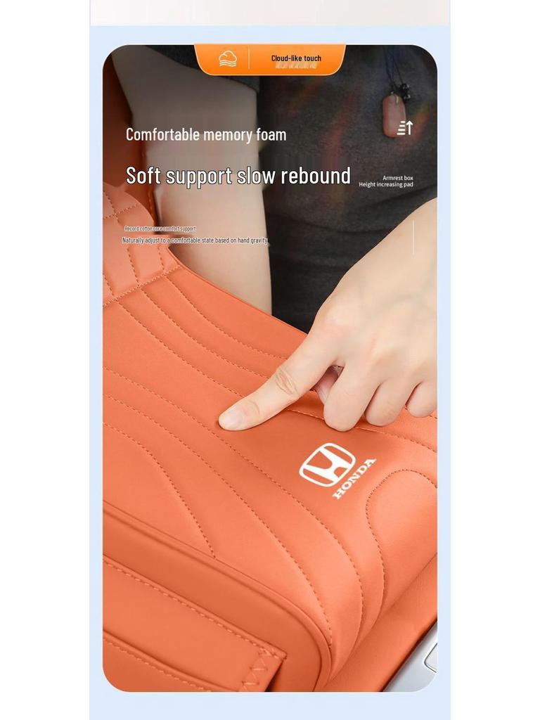 Honda Armleuning Autostoel Tissue Kussen voor Accord, Civic, CX-V, Breeze, Vezel