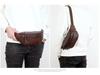 Herren Echtleder Umhängetasche Bauchtasche: Multifunktionale Hüfttasche mit großer Kapazität zum Laufen und für die Arbeit