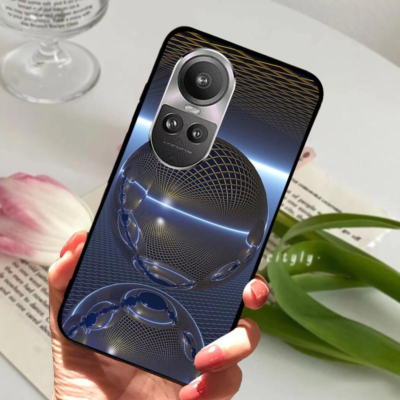 For Oppo Reno 10 5G CPH2531 Case Reno10 Shockproof Soft TPU Silicone Phone Cover For Oppo Reno 10 Pro 5G CPH2525 Funda Cartoon