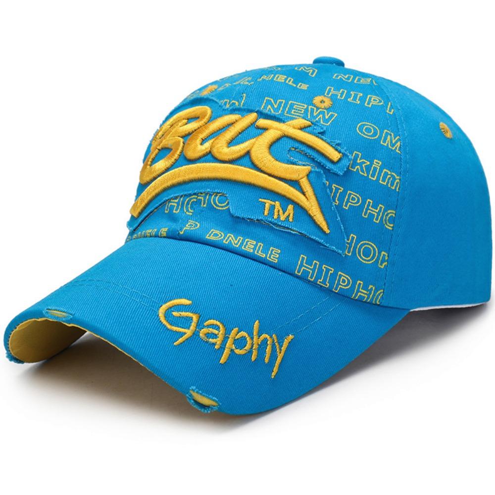 Adjustable Baseball Hats Hip-hop Peaked Cap Versatile BAT Embroidery Hats  Man Women Outdoor Sports