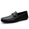 Fashion Fashion Mens Genuine Leather Shoes New Arrival Casual Shoes Business Men Slip-on Shoes All-Match Loafers Handmade Driving Flats