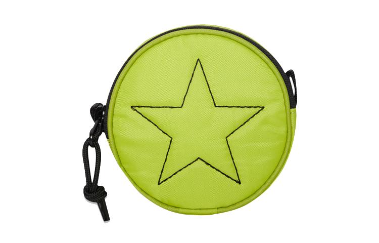 Converse Polyester Coin Purse Unisex Yellow Green 10022446-A01