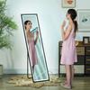 150 x 40cm Full Length Mirror, with Adjustable Lights - Black