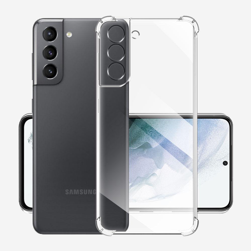 Shockproof Transparent Silicone Case For Samsung Galaxy S25 S24 S23 FE S22 Ultra S21 S20 FE Note 20 Ultra A55 A35 A25 A15 A05 S