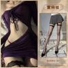 Wild beauty twilight purple perspective lace sex underwear hollow free sexy uniform mesh sex suit nightdress
