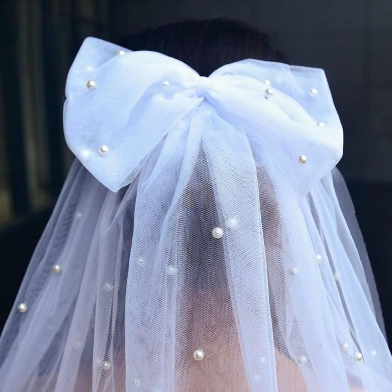 Bridal Pearls Veil Bachelorette Party Bridal Veil Decorations Bride To Be Gift Wedding Hen Night Bride To Be Gift